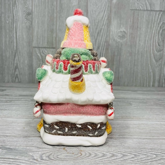 Rare department 56 gingerbread house teapot frosted look - Picture 4 of 9